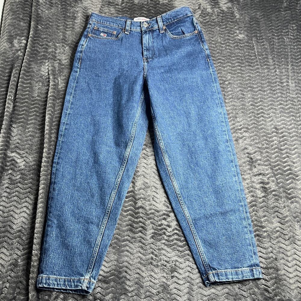 Tommy Hilfiger Women Jean 30x30 Denim Mom Bax Tapered Loose Fit NWT
